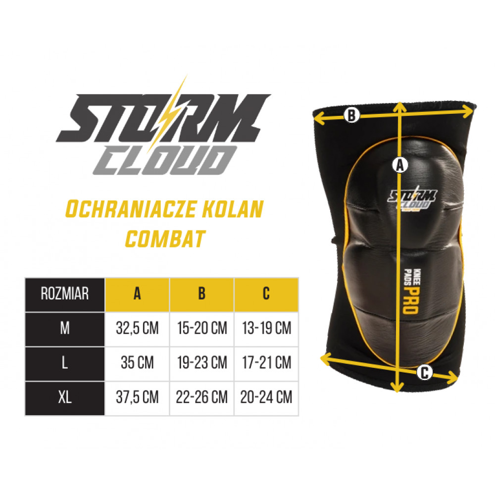 Наколенники StormCloud New Combat Желтые