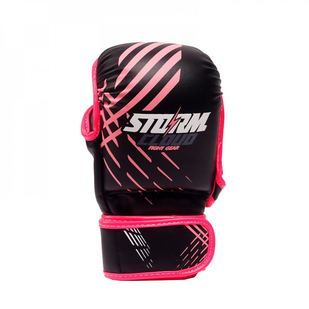 Перчатки для ММА детские StormCloud Lynx Черно-розовые