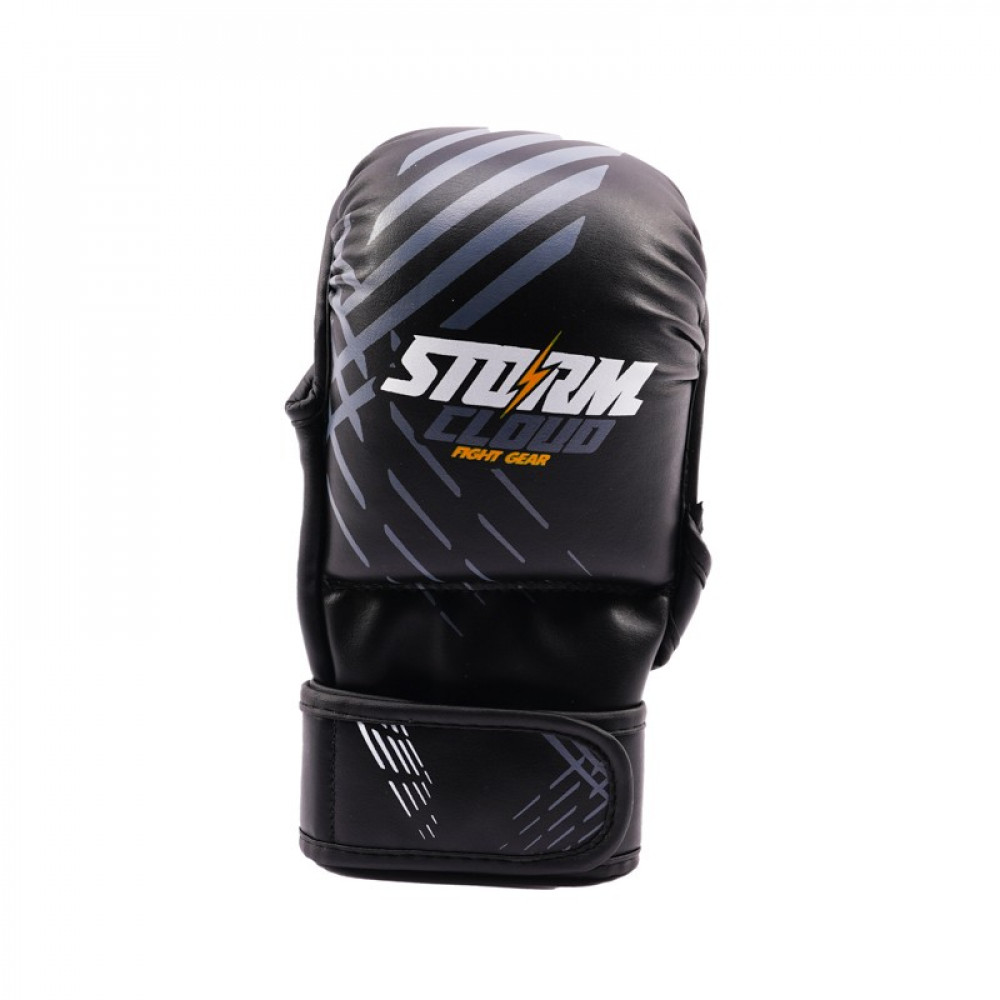 Перчатки для ММА детские StormCloud Lynx Черно-серые