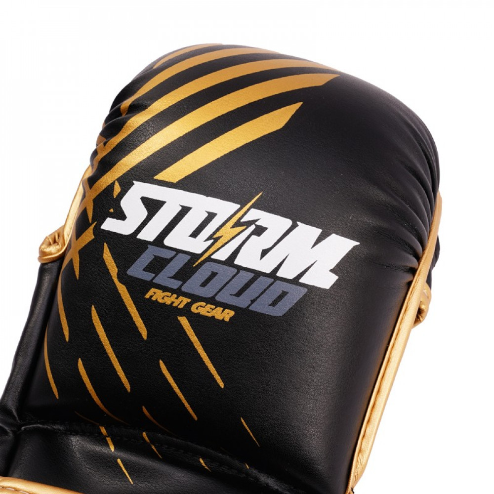 Перчатки для ММА детские StormCloud Lynx Черно-золотые