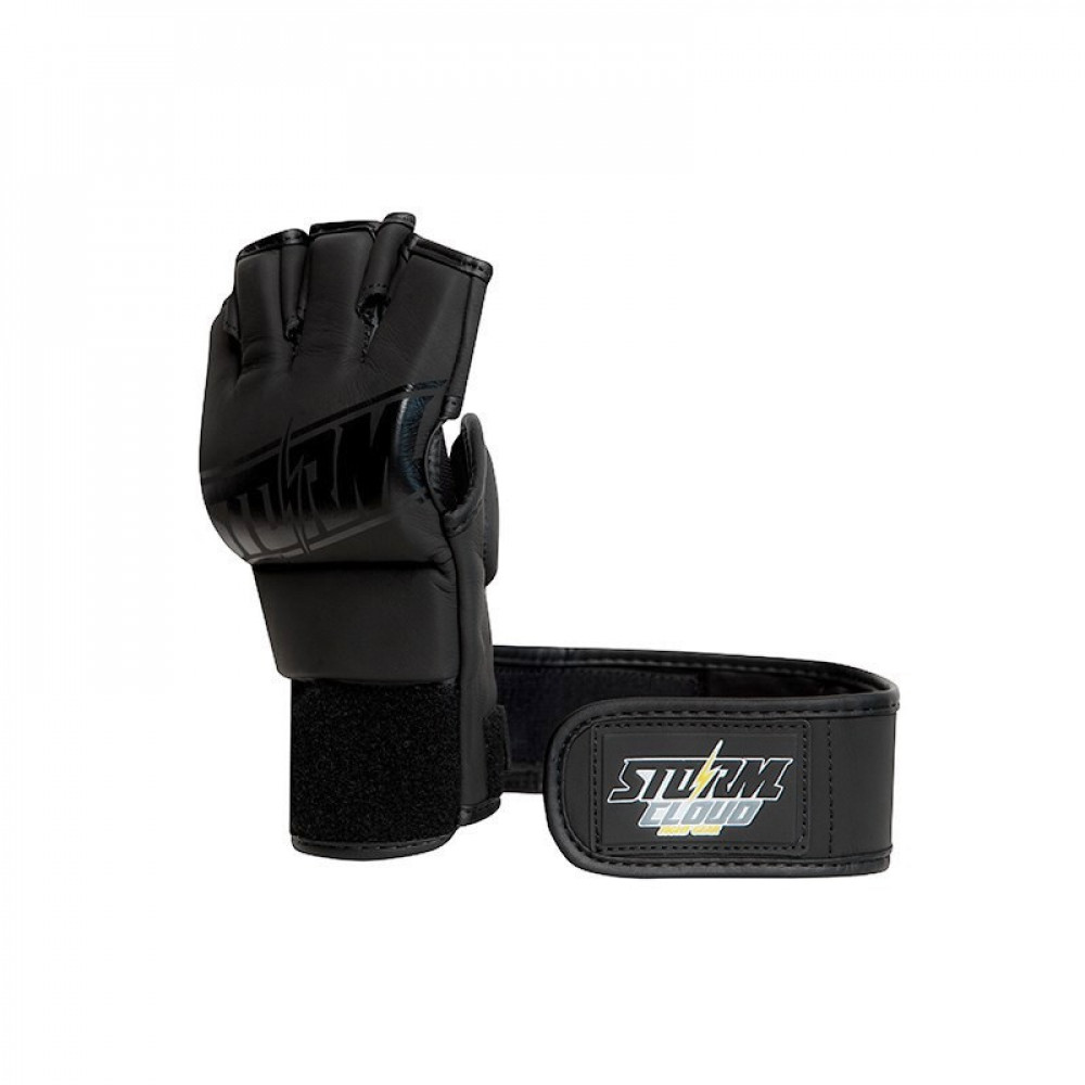 Перчатки для MMA StormCloud Tempest Чёрные 4oz