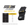 Перчатки для MMA StormCloud Tempest Чёрные 4oz
