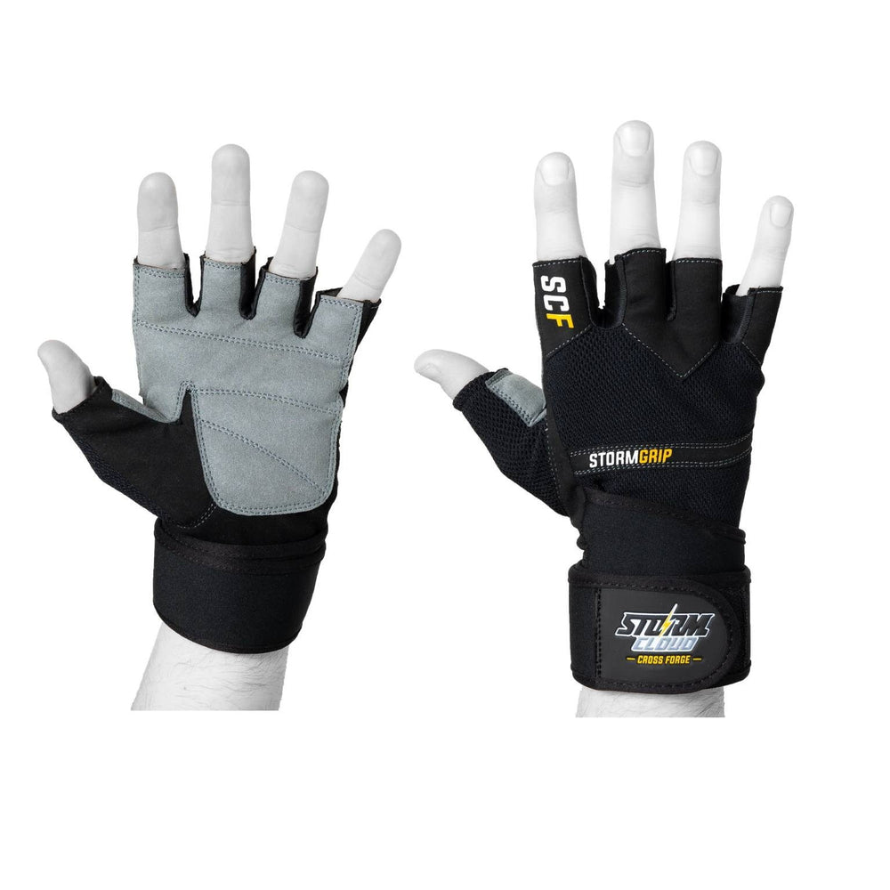 Тренировочные перчатки StormCloud Gym Training Gloves FG-1 Черно-серые