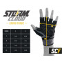 Тренировочные перчатки StormCloud Gym Training Gloves FG-3 Черно-серые