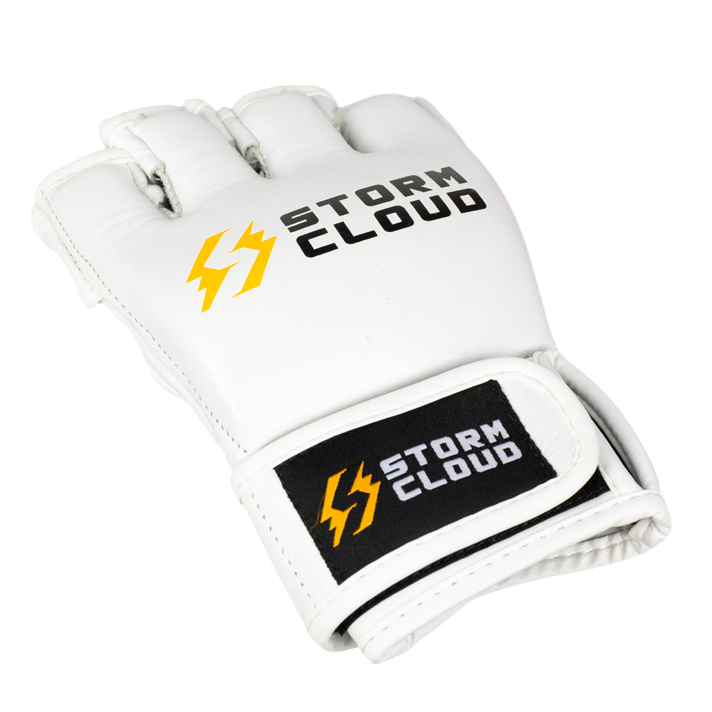 Перчатки для StormCloud ММА Hurricane 3.0 4 OZ без большого пальца белые