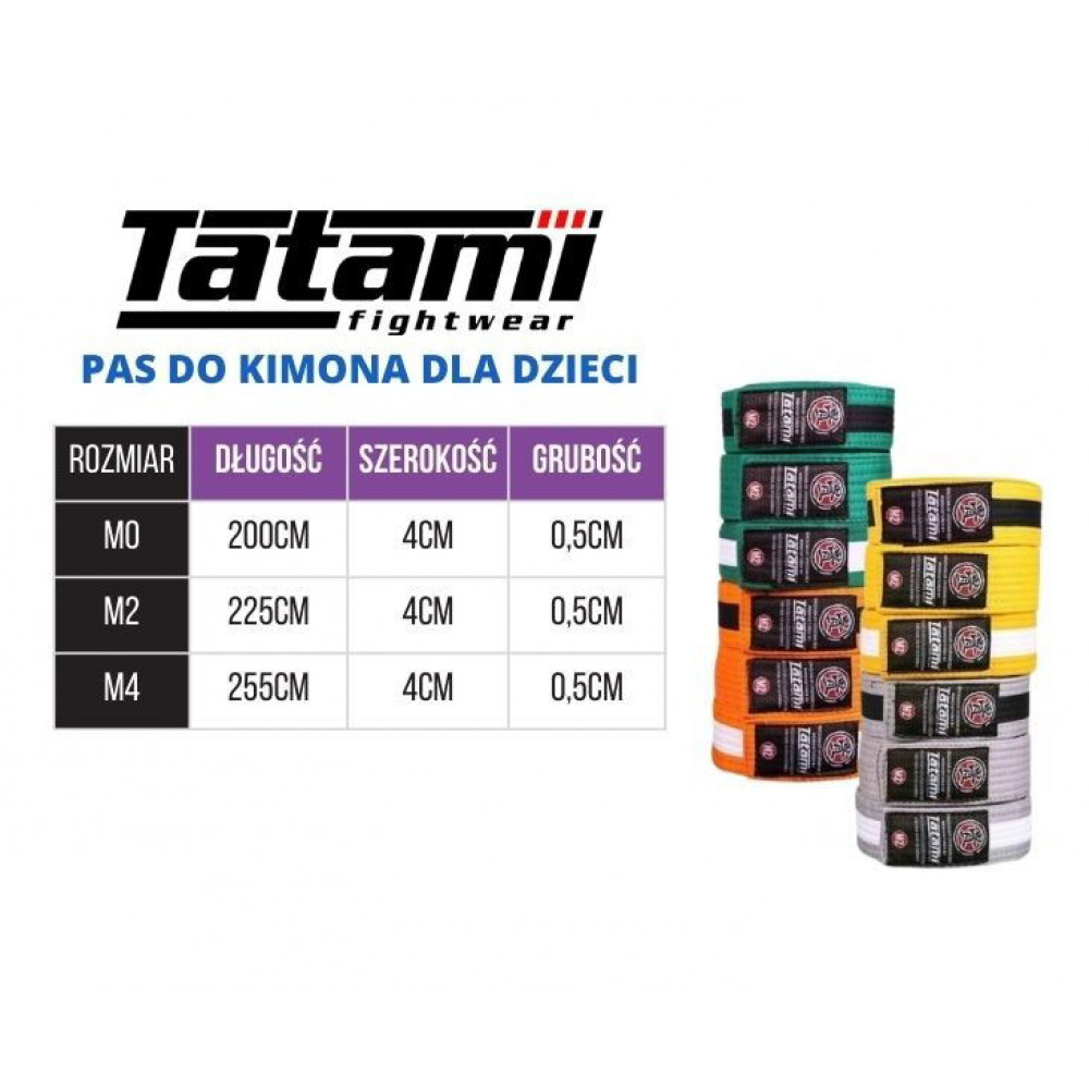 Детский пояс для Джиу-джитсу (BJJ) Tatami M0