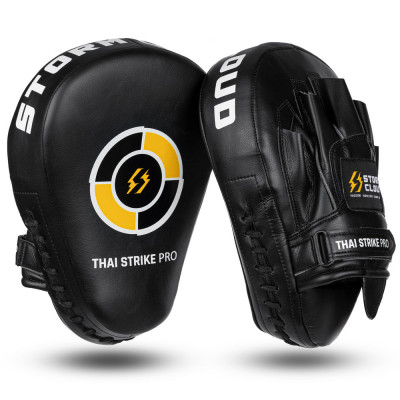 Боксерские лапы StormCloud Thai Strike черные