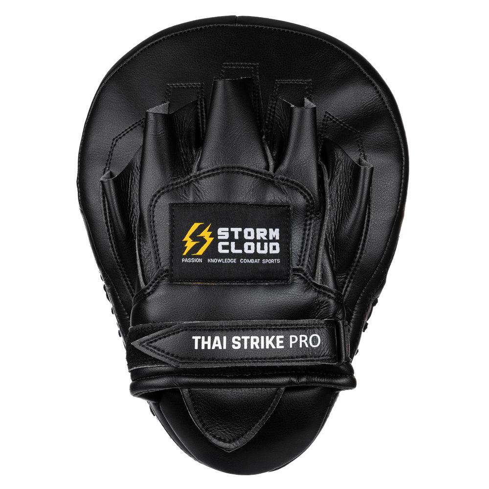 Боксерские лапы StormCloud Thai Strike черные