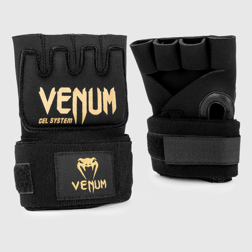 Гелевые бинты Venum Черно-золотые