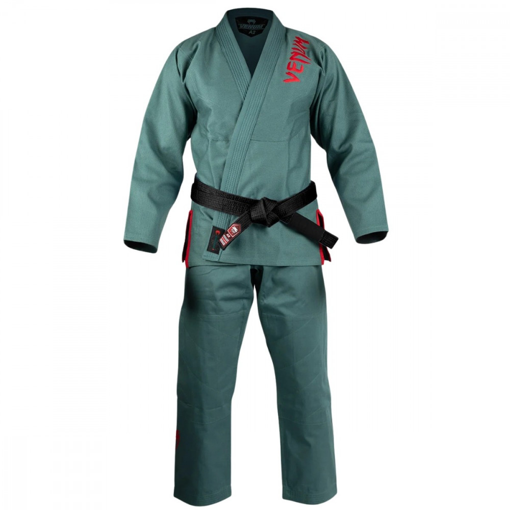 Кимоно для  BJJ Venum Contender 3.0 Зеленое