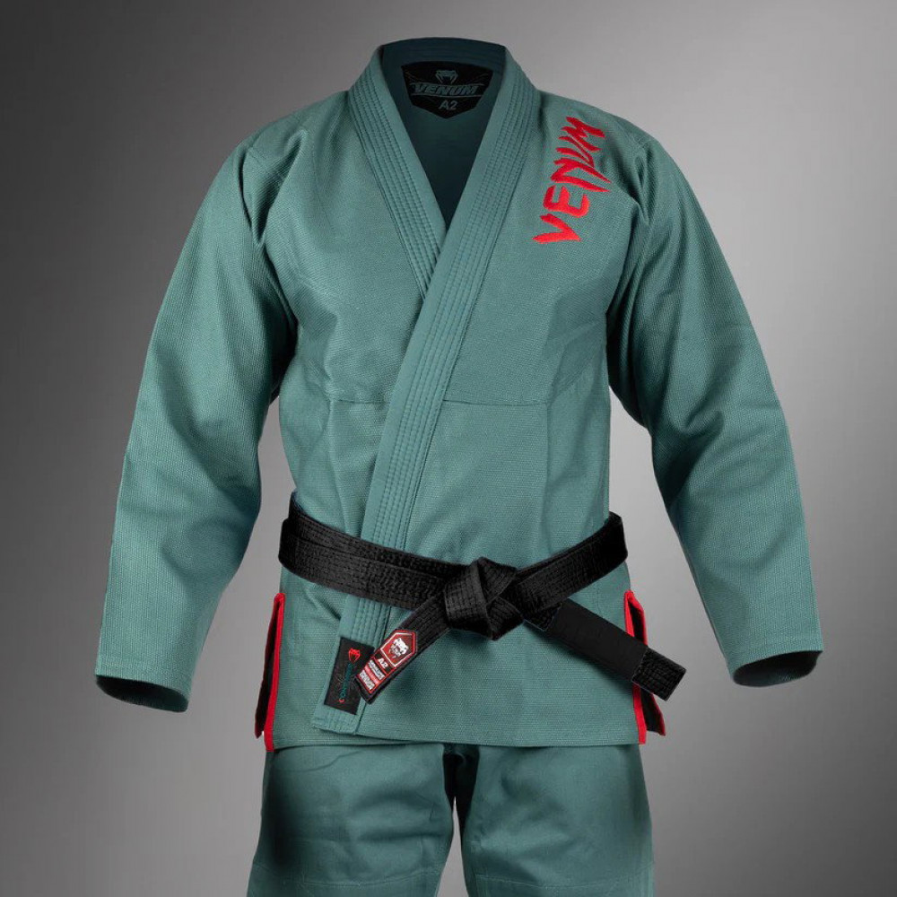 Кимоно для  BJJ Venum Contender 3.0 Зеленое