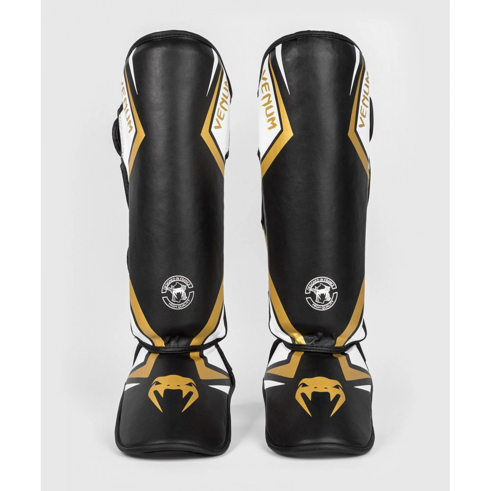 Шингарды Venum Contender 2.0 Черно/Бело/Золотые