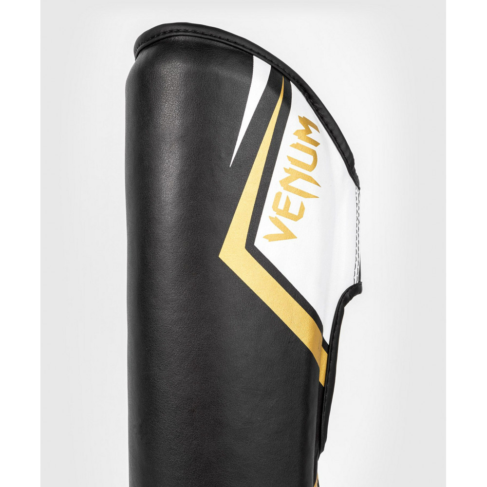 Шингарды Venum Contender 2.0 Черно/Бело/Золотые