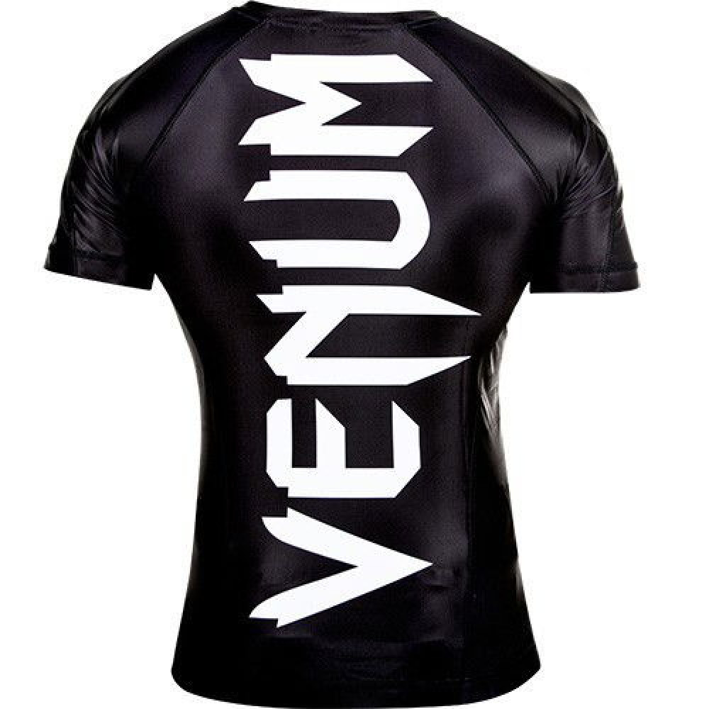Рашгард Venum Giant Черный с коротким рукавом