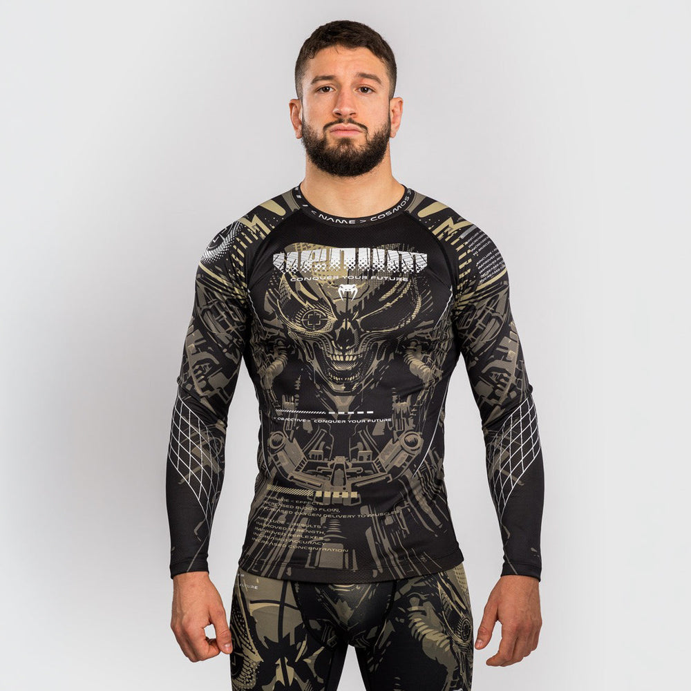 Рашгард с длинным рукавом Venum Invader Черный