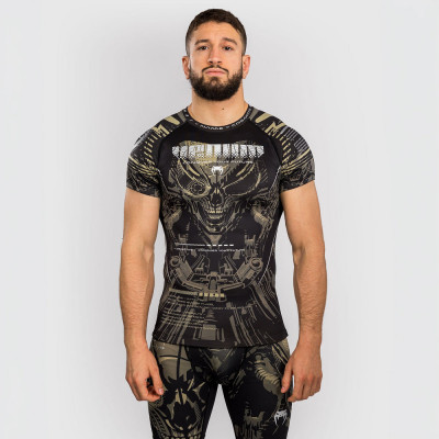 Рашгард с коротким рукавом Venum Invader Черный