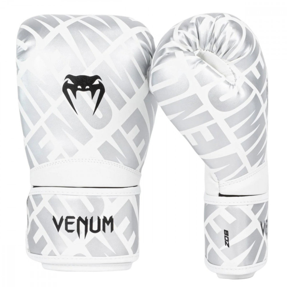 Детские боксерские перчатки Venum Contender 1.5 XT Серебряные