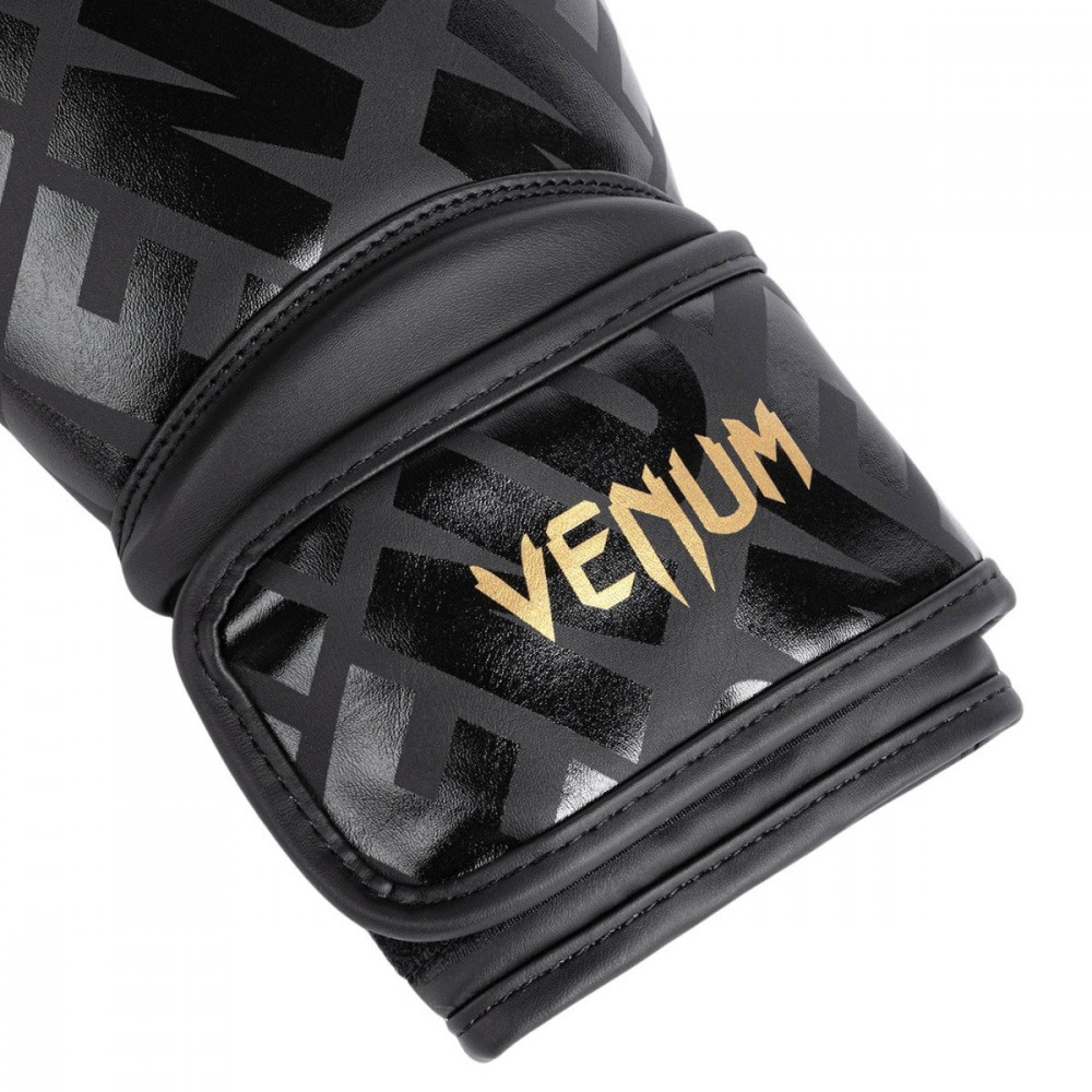 Детские боксерские перчатки Venum Contender 1.5 XT Черно-золотые
