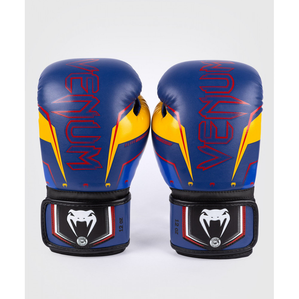 Боксерские перчатки Venum Elite Evo Сине/Желтые