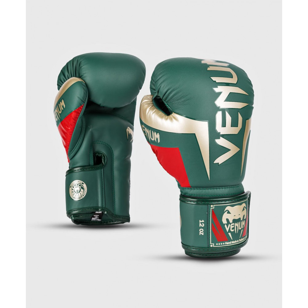 Перчатки боксерские Venum Elite Green Special Edition