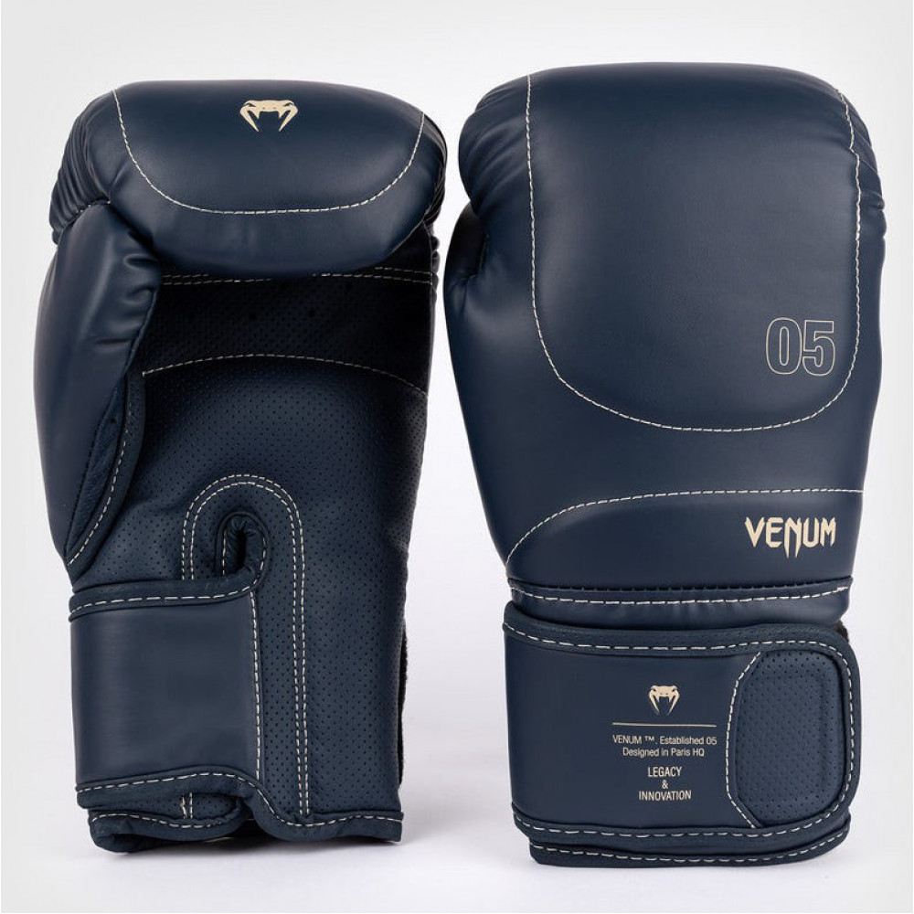Перчатки боксерские Venum Impact Evo Icy Синие