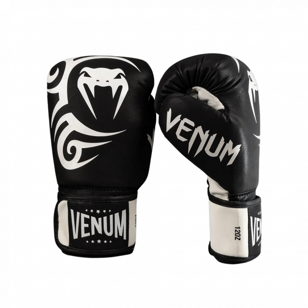 Перчатки боксерские Venum Mike Tyson Replica Черно-белые