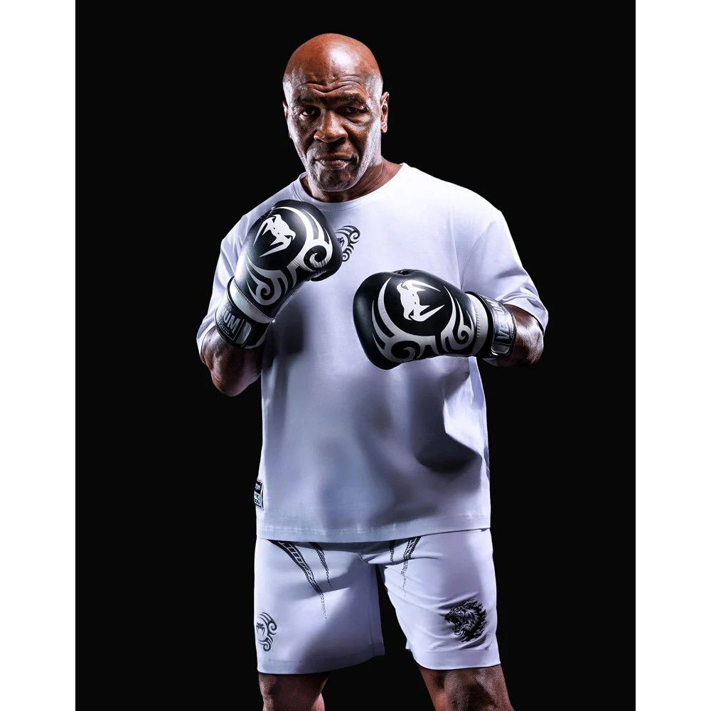 Перчатки боксерские Venum Mike Tyson Replica Черно-белые