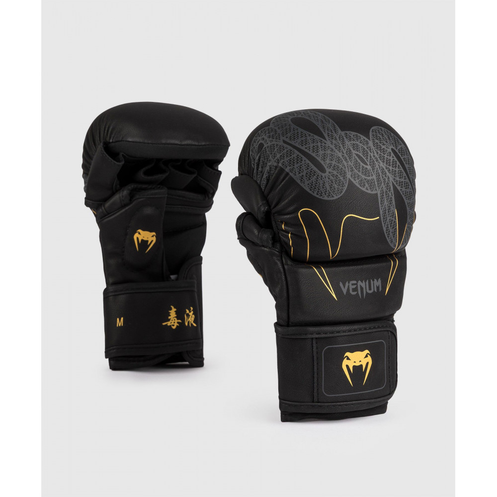 Перчатки для MMA Venum Serpenti Черные