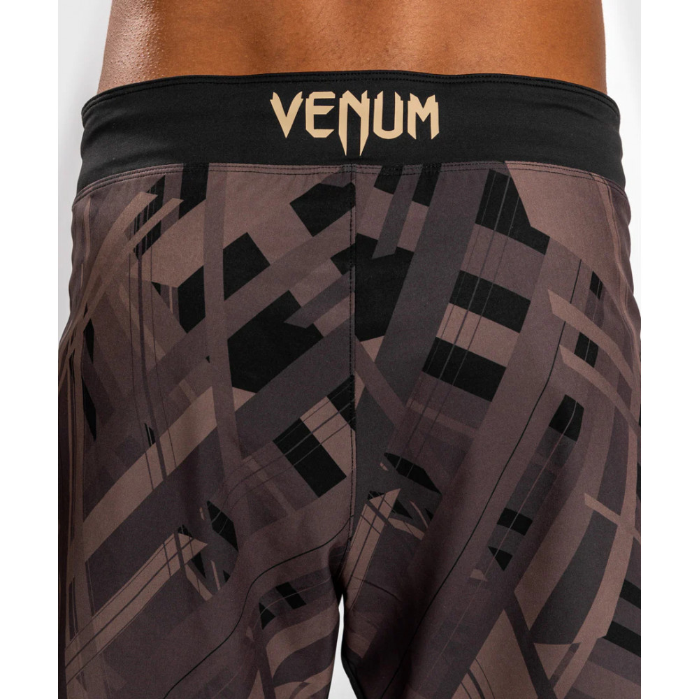 Шорты для MMA Venum Tecmo 2.0 Черно/Коричневые