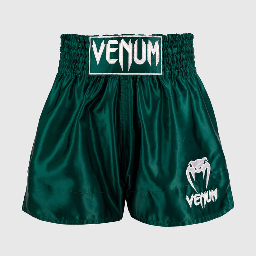 Шорты для Muay Thai Venum Classic Темно-зеленые
