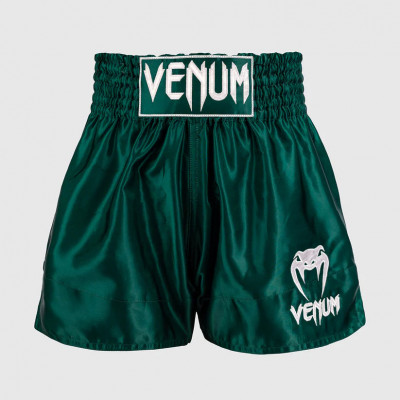 Шорты для Muay Thai Venum Classic Темно-зеленые