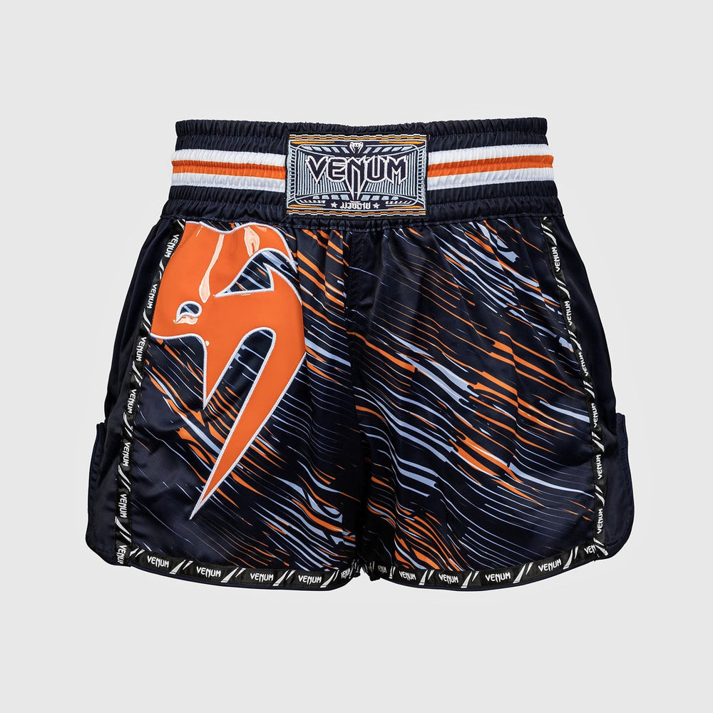 Шорты для Muay Thai Venum Giant Черно-оранжевые