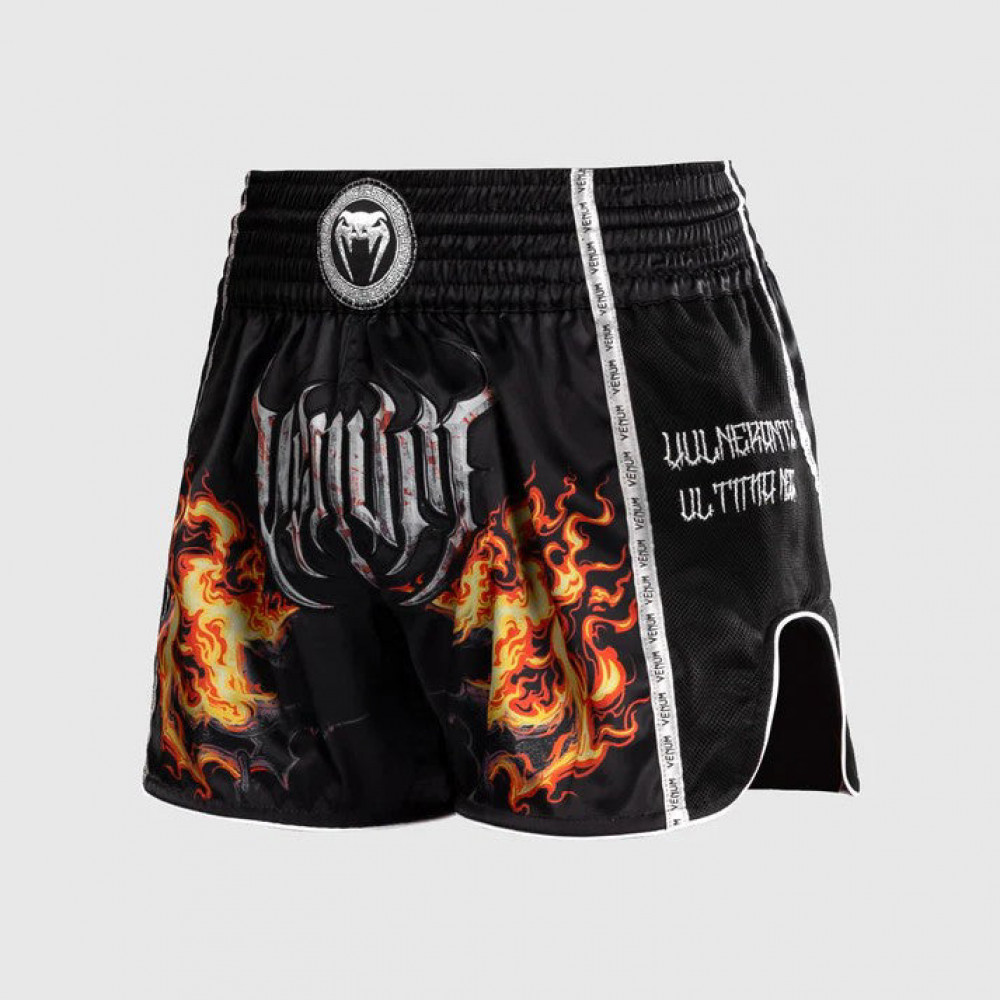 Шорты для Muay-Thai Venum Gladiator 5.0 Черно-оранжевые