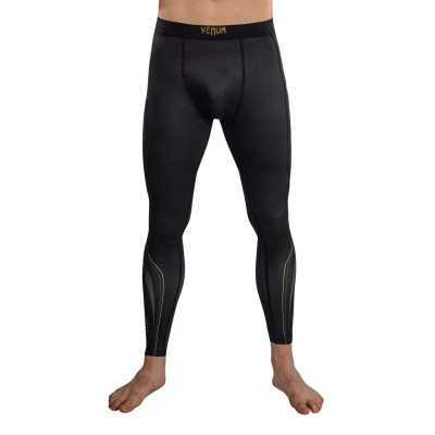 Леггинсы Venum Streamline Черно/Золотые