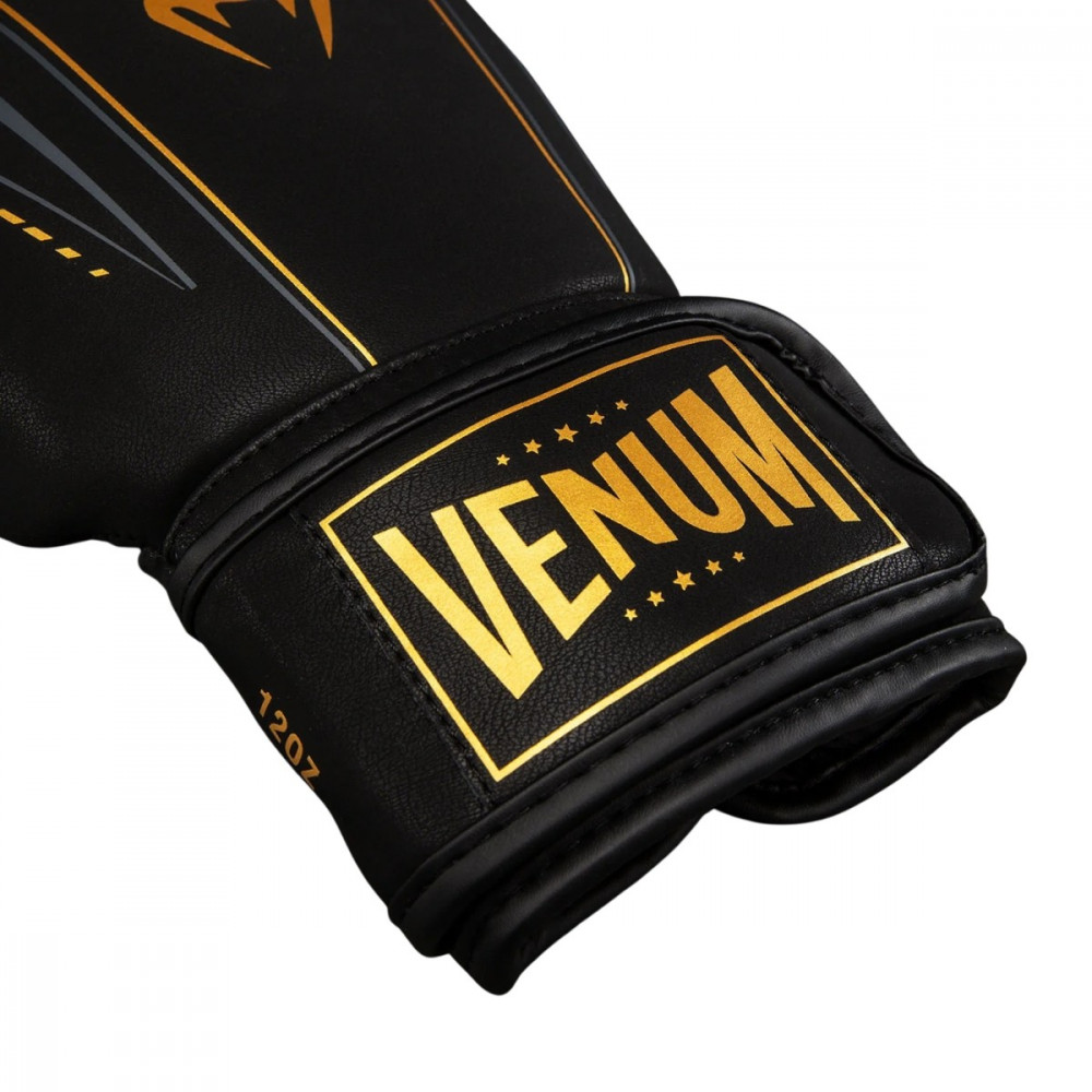Боксерские перчатки Venum Streamline Черно/Золотые