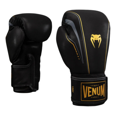 Боксерские перчатки Venum Streamline Черно/Золотые