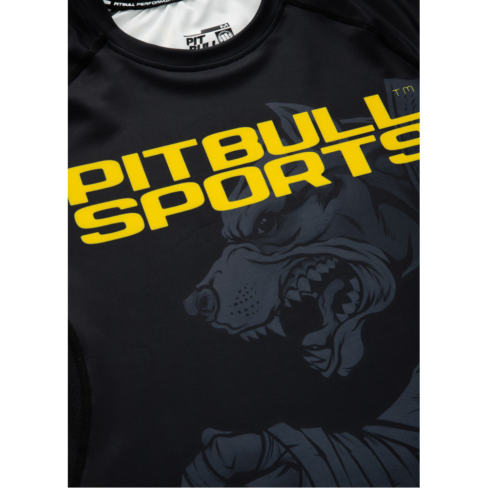 Рашгард Pit Bull Master of BJJ 2.0 с длинным рукавом, черный