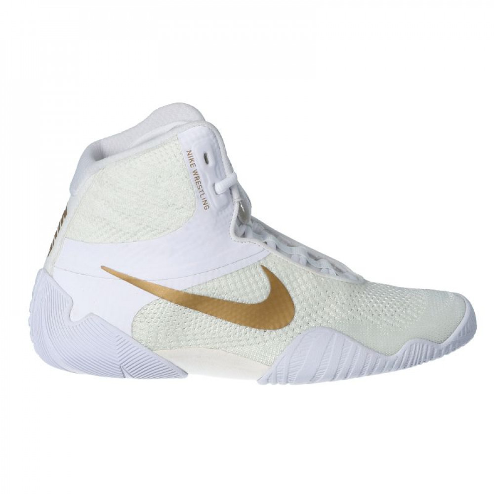 Борцовки NIKE TAWA Бело-золотые