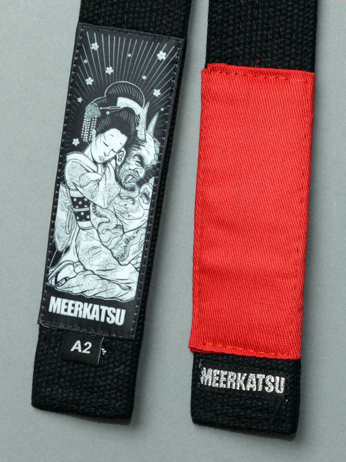 Пояс для BJJ SCRAMBLE Meerkatsu Heavenly Obi V2.0 Черный купить в